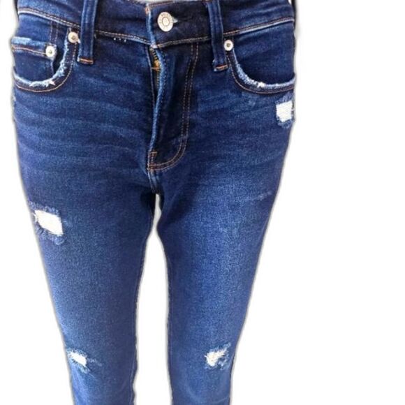 Hollister Denim - Hollister Skinny Women's Blue Distressed Jeans